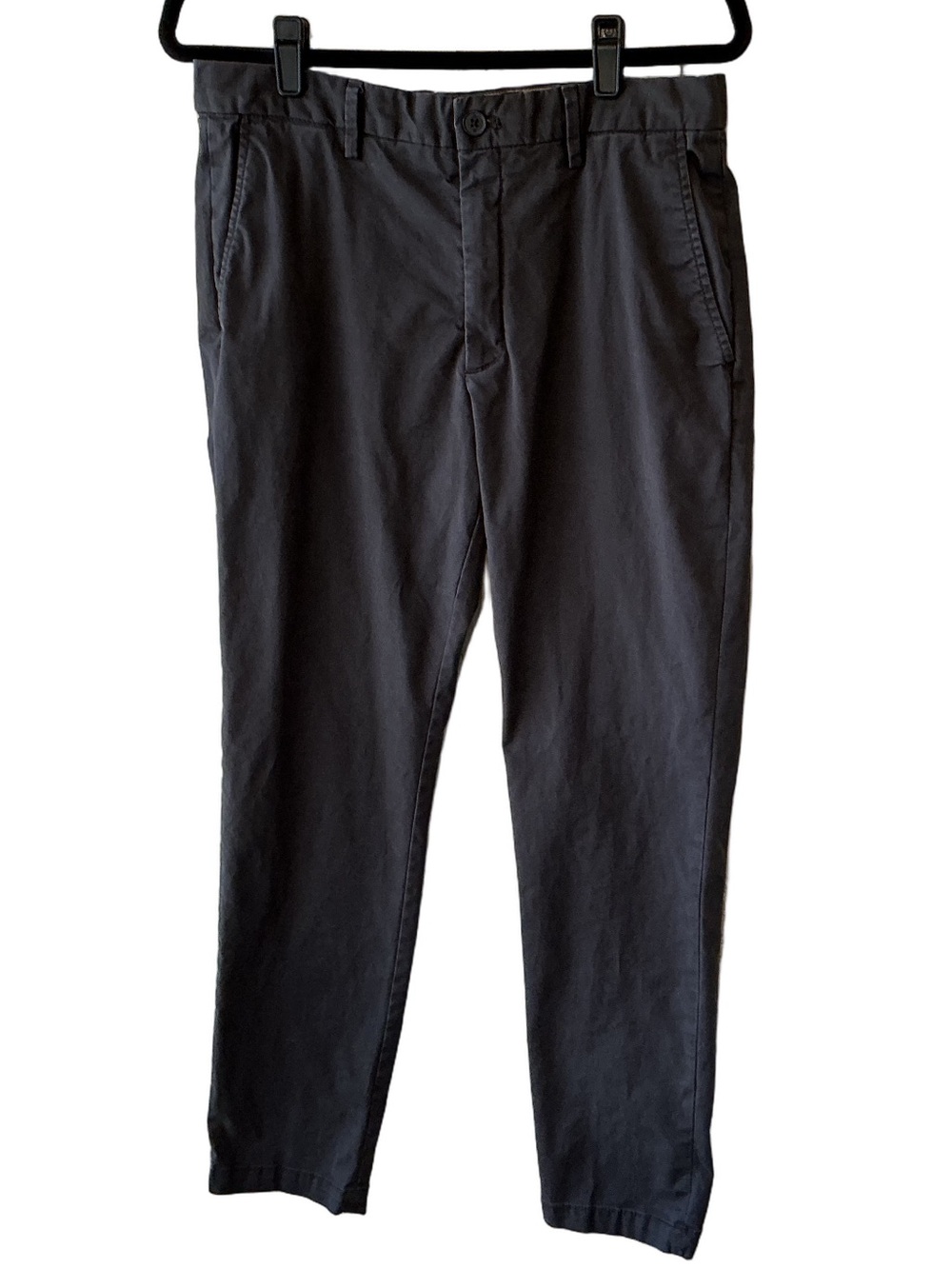 Men's Banana Republic Factory Lived-In Chino Slim Fit Flint Gray 32 Office